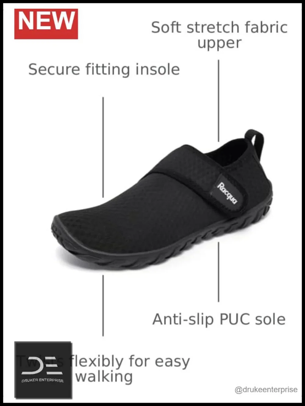 Water Shoes Barefoot Quick Dry Lightweight Aqua Swim Beach Shoes
